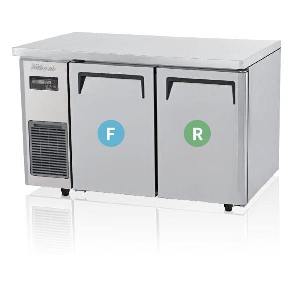 Turbo Air | Fridge & Freezer | KURF12-2: 2 Door