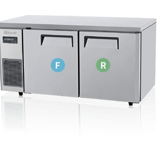 Turbo Air | Fridge & Freezer | KURF15-2: 2 Door