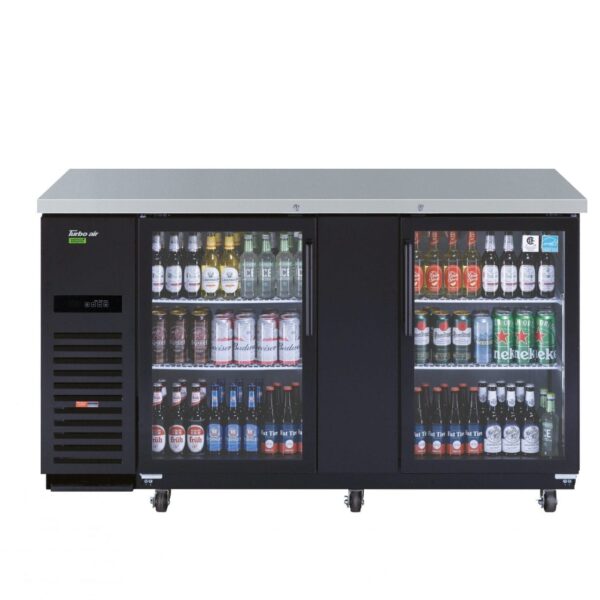 Turbo Air | Fridge | TBB-3SG: Glass or Turbo Air | Fridge | TBB-3SB: Black